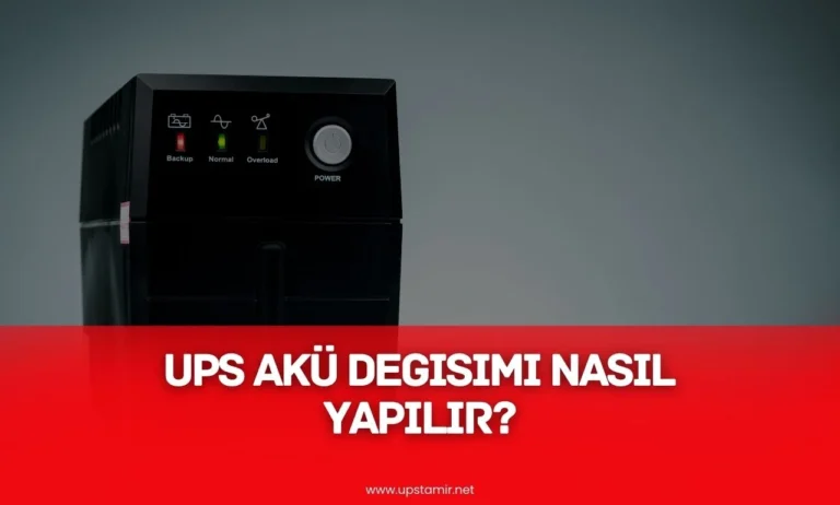 UPS Akü Değişimi Nasıl Yapılır